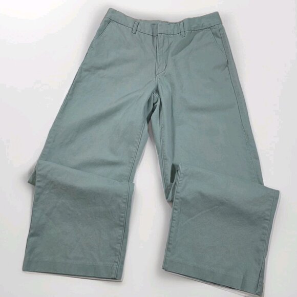 Levi's Baggy Trousers Womens28 Minty Green Wide Leg Casual Modern Loose Fit Boho - Picture 10 of 16